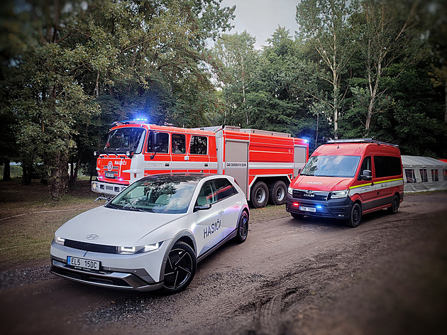 Elektromobil ve službách hasičů? Jde to! Poslouží jako super powerbanka