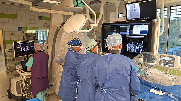 Výkon ojedinělý nejen v Česku, lékaři naráz provedli hned čtyři zákroky na srdci