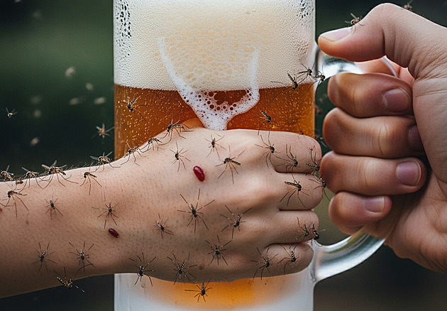 Věda boří mýtus o pivu jako repelentu. Klíčem je oxid uhličitý a etanol
