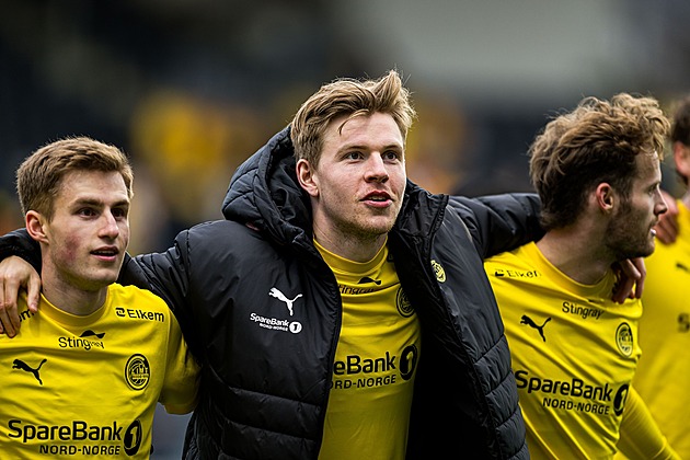 Hvězda z Bodö, o kterou stála i Slavia. Hauge hrál za Milán, teď si doma plní sen