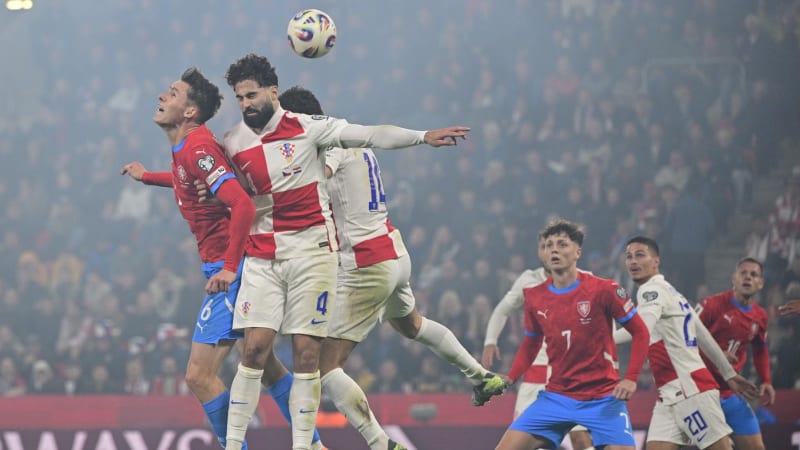 Naděje na přímý postup pohasíná. Češi v kvalifikaci MS remizovali s Chorvaty 0:0