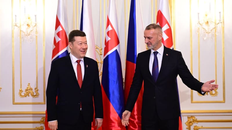 Restart česko-slovenských vztahů: Okamura u sousedů našel podporu proti migraci i ETS 2