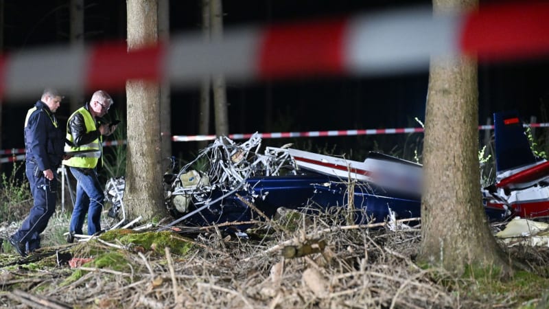 Letecké neštěstí v západním Německu: V troskách zahynul instruktor a jeho žák