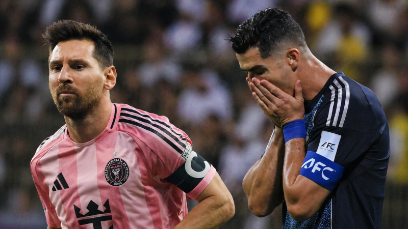 Příběhy Messiho a Ronalda se rozcházejí: Argentinec nakopl ligu v USA, Portugalci se nedaří