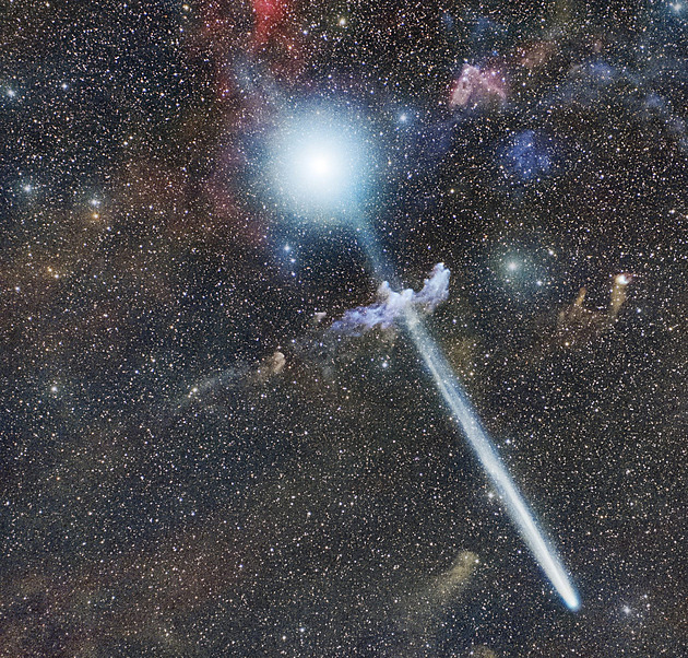 Zachytili kometu v souhvězdí Orionu. Fotka českých astronomů uspěla v NASA