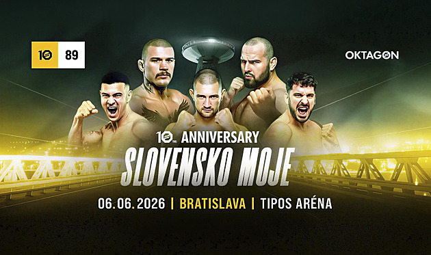 Slovenská hvězda z UFC i střet celebrit. Vyhrajte vstupenky na Oktagon v Bratislavě