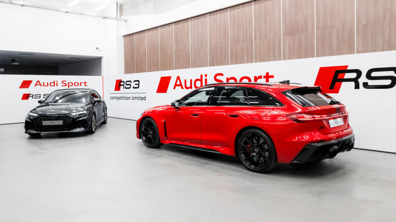 Jedno burácí pětiválcem, druhé přidává elektřinu. Audi ukázalo dvě nové luxusní RS