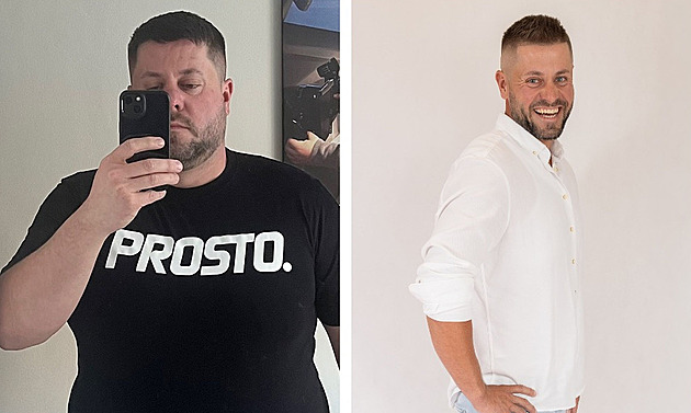 Oběd odbyl, večer vyjedl lednici. Teď chce být Lukáš synovi vzorem a shodil 60 kilo